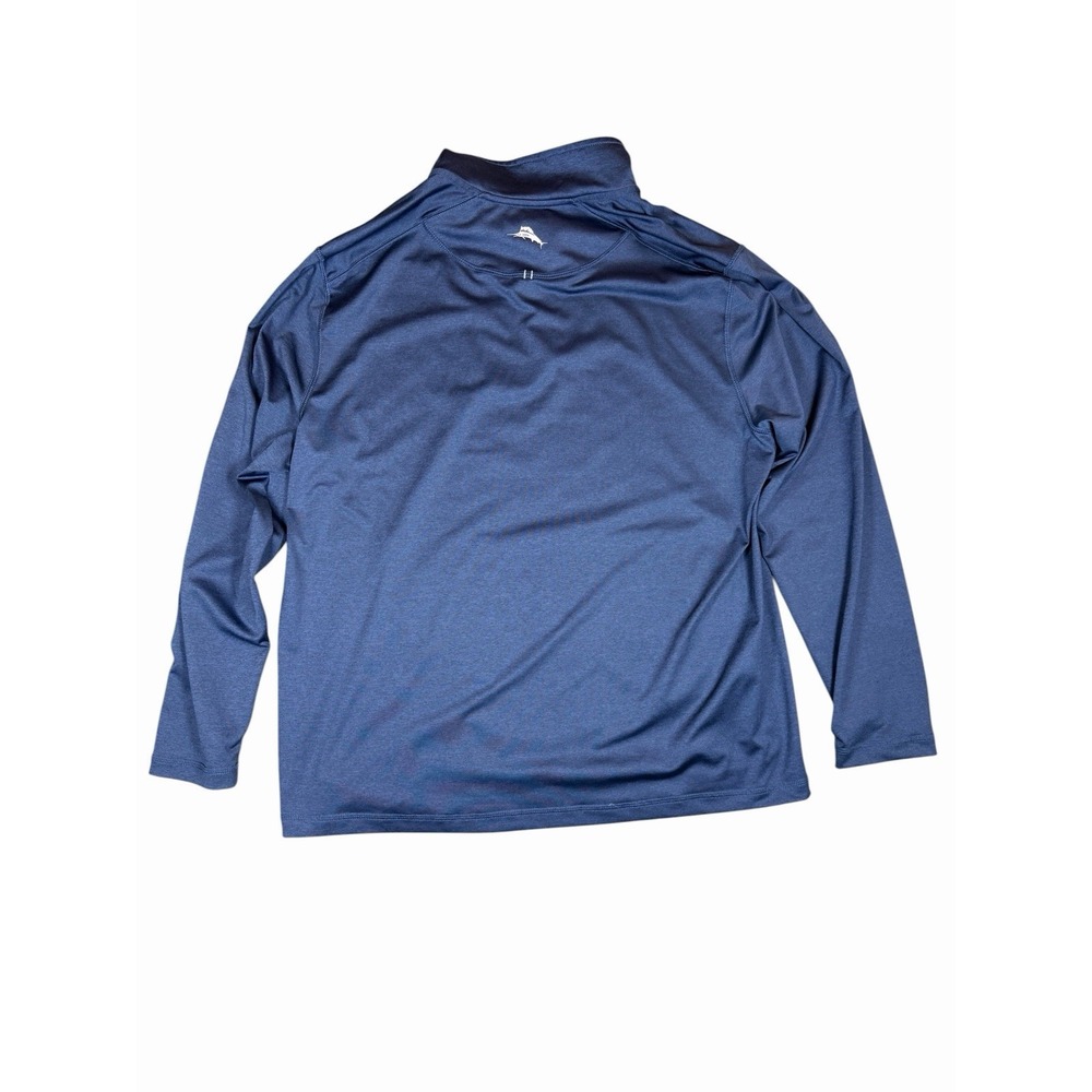 Tommy Bahama IslandZone 1/4 Zip Pullover Mens XL Blue Performance Stretch Golf - Picture 3 of 12